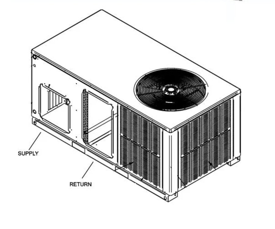 Side Discharge/Horizontal Heat Pump Unit - acunitsforless.com