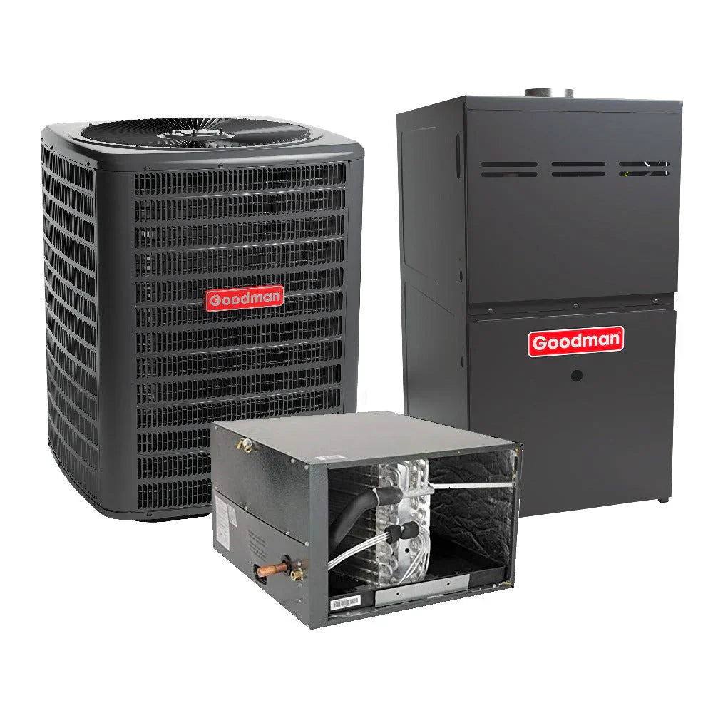 1.5 Ton Goodman 13.8 SEER2 R32 GLXS3BN1810 GD9T960803BN CHPTA1822B3 - acunitsforless.comAir Conditioner & Furnace Systems