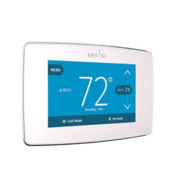 1F95U - 42WF White Rodgers, Thermostat, Touch Smart Wi - Fi, Programmable, 4 Heat/2 Cool, White - acunitsforless.comThermostats