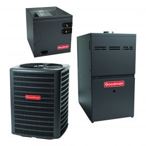 2.5 Ton 13 SEER Goodman Gas Furnace and Air Conditioner System - acunitsforless.com