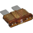 626 - AT0005 Blade Fuse, Auto, 5 A, 32 V, Tan, 1.25 in WD, 1.5 in LG, 0.25 in HT, Meets UL - acunitsforless.com