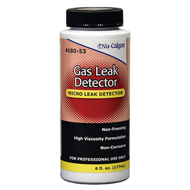 Chemical, Gas Leak Detector, 6 oz Bottle, Liquid, Clear 4180 - 53 - acunitsforless.comAntifreeze & Glycols