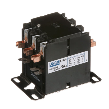 Contactor, 24 V, 40 A, 3 Poles, Meets CUL, UL PPCON3P40A24V - acunitsforless.comContactor