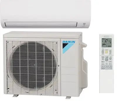 DAIKIN 0.75 TON EMURA SINGLE ZONE MINI SPLIT SILVER HEAT PUMP DUCTLESS RX09WMVJU9/FTXR09WVJUS9 - acunitsforless.comMini Split Heat Pump System