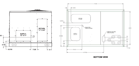 Daikin 3 Ton Light Commercial Packaged Gas Electric 208 - 230/3 100K ULN R32 DSG0363D100001F - acunitsforless.comLight Commercial Packaged Gas/Electric