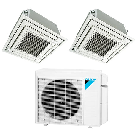 Daikin MXS Series 2 zone Series Heat Pump 2MXS18WMVJU9, FFQ09W2VJU9 + FFQ09W2VJU9 - acunitsforless.comMini split systems