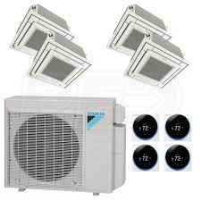 Daikin MXS Series 4 zone Series Heat Pump 4MXS36WMVJU9, FFQ09W2VJU9 + FFQ09W2VJU9 + FFQ15W2VJU9 + FFQ15W2VJU9 - acunitsforless.comMini split systems