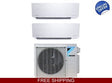 Daikin R32 MSM Series, 2 Zone Split Heat Pump 4MXM36AVJU9, FTXV18AVJU9 + FTXV18AVJU9 - acunitsforless.comSplit Heat Pump System