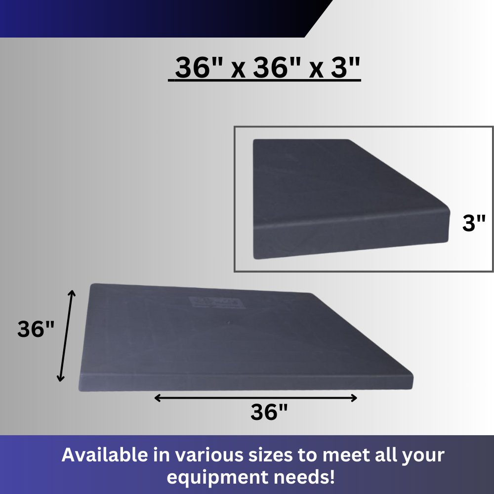 EL3636 - 3 PADS | Air conditioner pads | Air conditioner base | ac condenser pad - acunitsforless.comParts, Supplies & Accesories