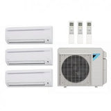 Daikin Mini Split | 4 Zone | 24000 BTU | 4MXL36WVJU9, CTXS07WVJU9 + CTXS07WVJU9 + FTXS09WVJU9 - acunitsforless.com