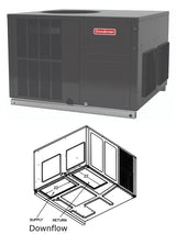 Goodman 2.5 Ton Gas Package Unit 40,000 Btu Furnace 13.4 Seer2 Downflow Horizontal GPGM33004041 - AC units for less